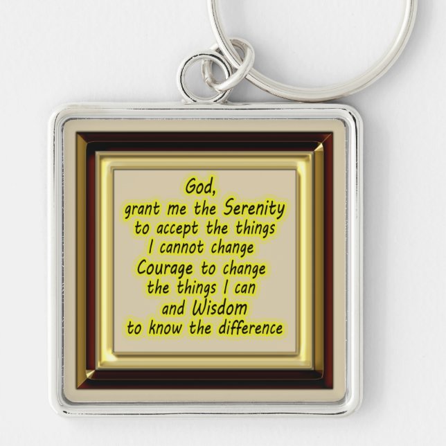 Serenity Prayer Key Ring (Front)