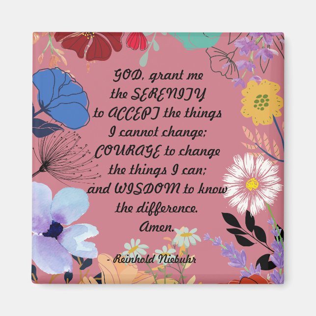 Serenity Prayer Magnet (Front)