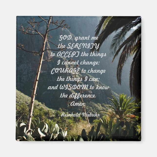 Serenity Prayer Magnet (Front)