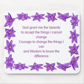 Serenity Prayer Mouse Mat