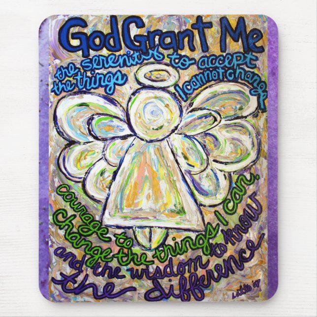 Serenity Prayer Mousepad (Front)