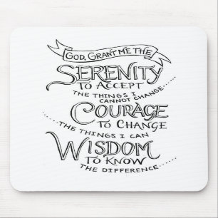 Serenity Prayer Mousepad