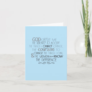Serenity Prayer Notecards