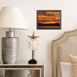 Serenity Prayer Orange Sunset Wall Plaque<br><div class="desc">Wood wall plaque that features the landscape photo image of a dramatic,  orange sunset along with the inspirational words of the Serenity Prayer. Select your wall plaque size. Makes a thoughtful gift for family and friends!</div>