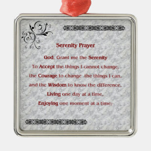 Serenity Prayer Ornament