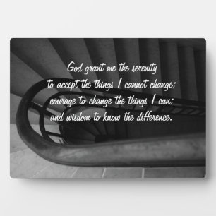 Serenity Prayer Plaque