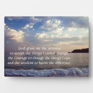 Serenity Prayer Plaque
