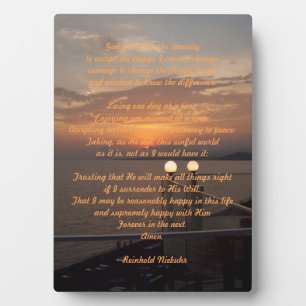 Serenity Prayer Plaque