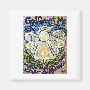 Serenity Prayer Poem Angel Custom Fridge Magnets