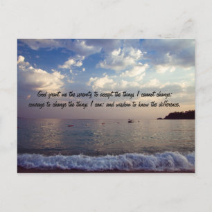 Serenity Prayer Postcard
