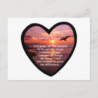 Serenity Prayer Postcard
