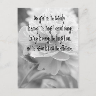 Serenity Prayer Postcard
