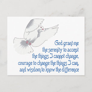 Serenity Prayer Postcard