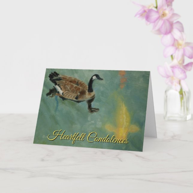 Serenity Prayer Remembrance Sympathy Card (Orchid)