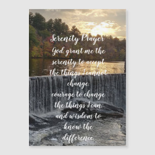Serenity prayer RI FALLS Ponaganset