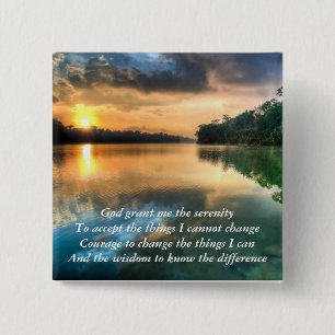 Serenity Prayer Scenic Button