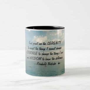Serenity Prayer Seascape Mug
