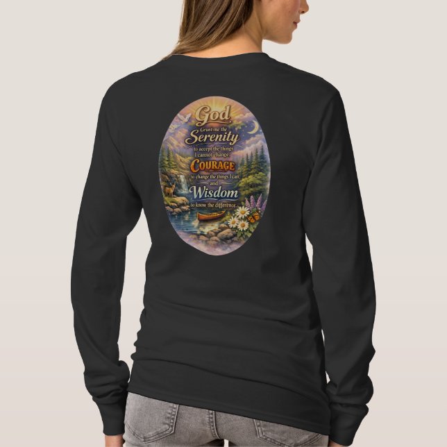 Serenity Prayer T-Shirt (Back)