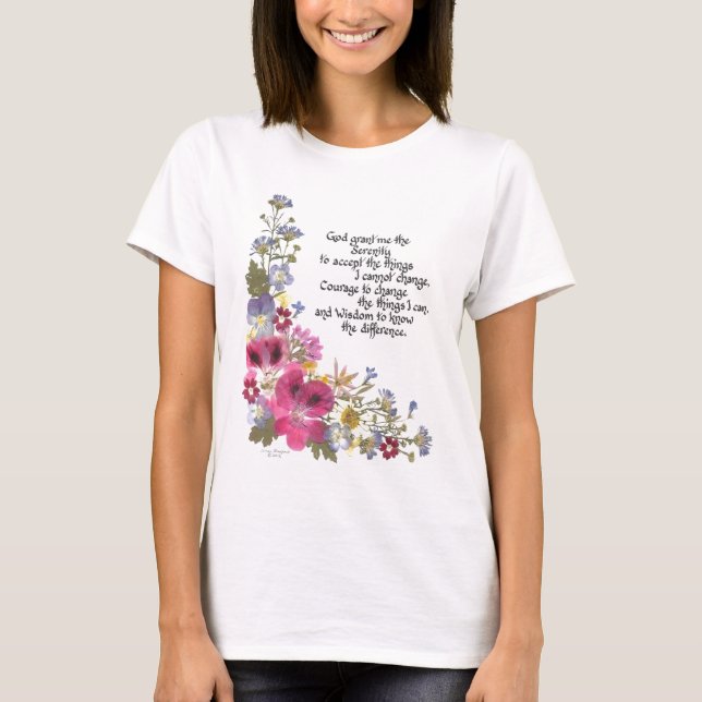 Serenity Prayer T-Shirt (Front)
