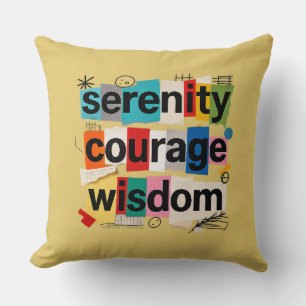 Serenity Prayer - Throw Pillow