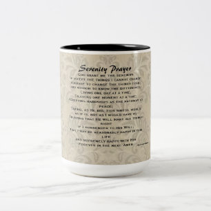 Serenity Prayer Two-Toned Mug