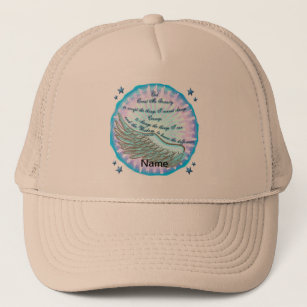 Serenity Prayer Violet Wing custom name hat