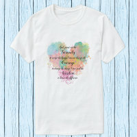 Serenity Prayer Watercolor T-Shirt