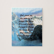 Serenity Prayer With Panoramic View Mount Everest