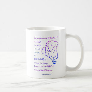 Serenity Prayr w/Dog mug