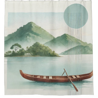 "SERENITY" - SHOWER CURTAIN