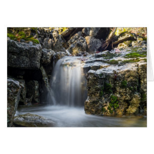 Serenity Spa Falls Greeting Card