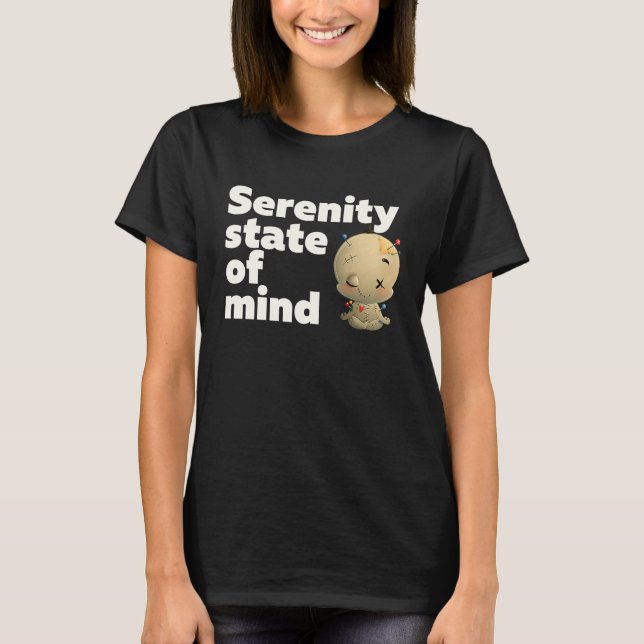 Serenity State Of Mind Meditating Voodoo Doll  Rec T-Shirt (Front)