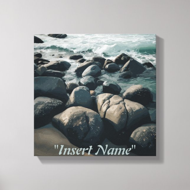 Serenity Stones Canvas Print (Front)