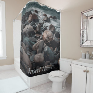 Serenity Stones Shower Curtain