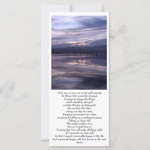 Serenity Sunset Rack Card