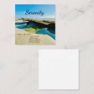 Serenity verse seaside notecards