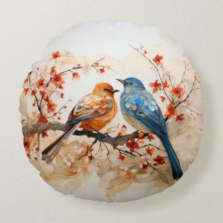 Serenity Wings: Artgerm Inspired Bird Throw Pillow