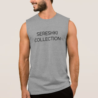 SERESHKI COLLECTION Logo Grey/Blk Muscle Tee