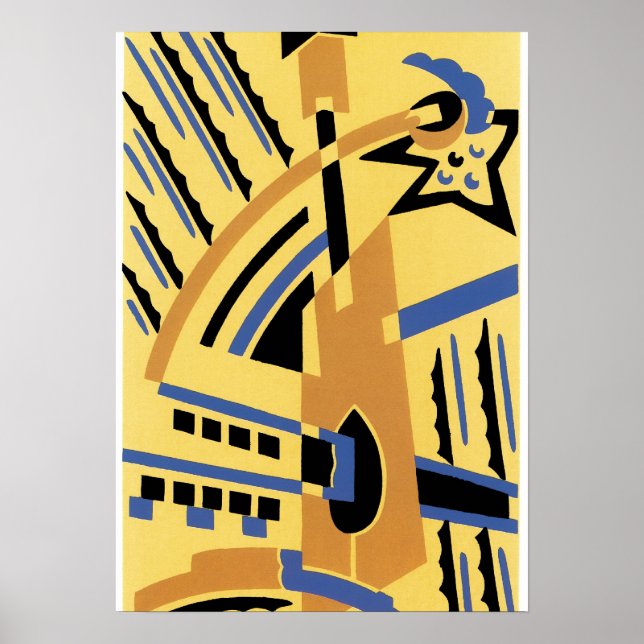 Serge Gladky Jazz Art Poster (Front)