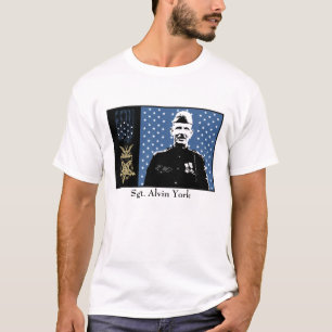 Sergeant Alvin York and Medal of Honour T-Shirt