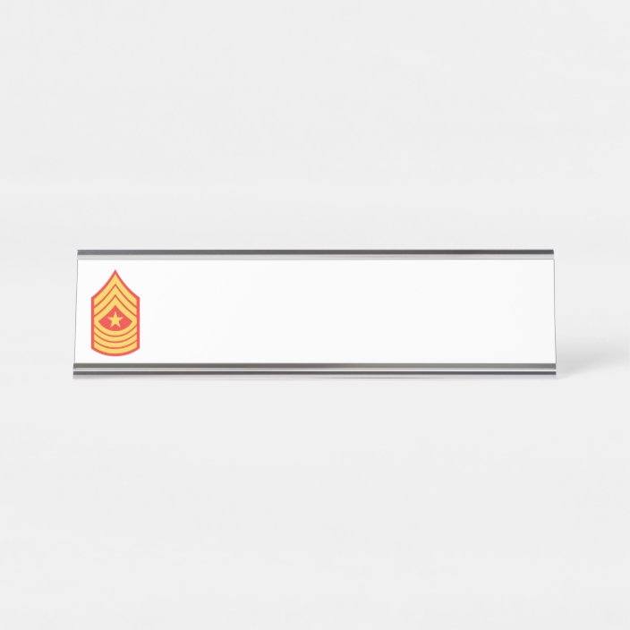 Sergeant Major Desk Name Plate Zazzle.co.uk