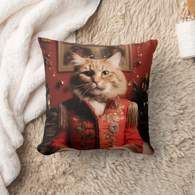 Sergeant Pepper Christmas Cat Cushion (Blanket)