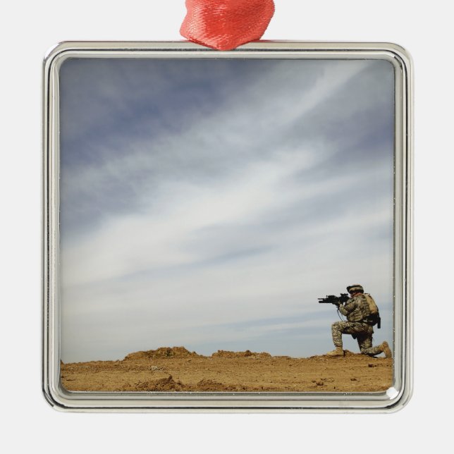 Sergeant provides security metal tree decoration (Front)