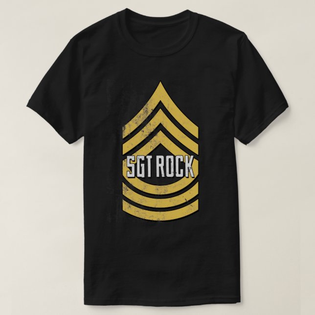 Sergeant Rock distressed T-Shirt (Design Front)