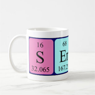 Sergei periodic table name mug