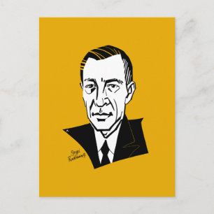 Sergei Rachmaninoff Postcard