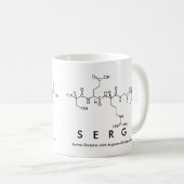Sergi peptide name mug (Front Right)