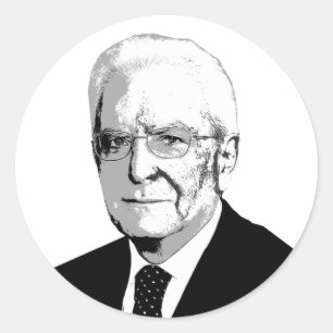Sergio Mattarella Classic Round Sticker