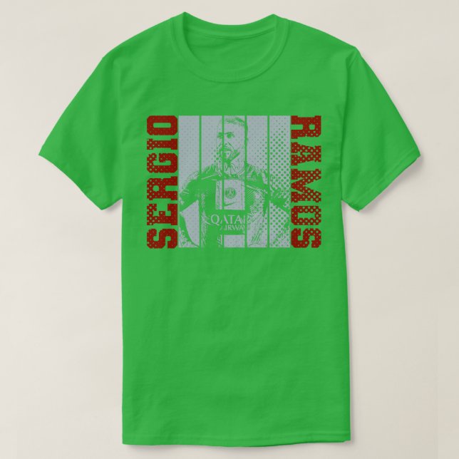 Sergio ramos PSG player player T-Shirt (Design Front)