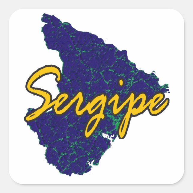 Sergipe Square Sticker (Front)
